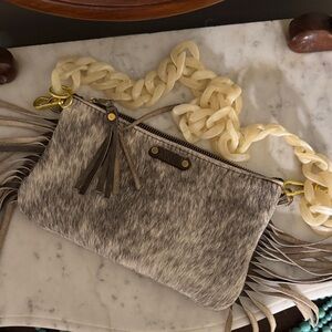 Authentic Fringe cowhide Women’s purse